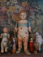 Antieke zeldzame grote poupard doll v Papier-mache ca 1880, Antiek en Kunst, Ophalen of Verzenden