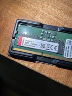 ram laptop kingston kvr48s40bs6 8 8gb ddr5 4800mt s SODIMM, Computers en Software, RAM geheugen, 8 GB, Ophalen of Verzenden, Zo goed als nieuw