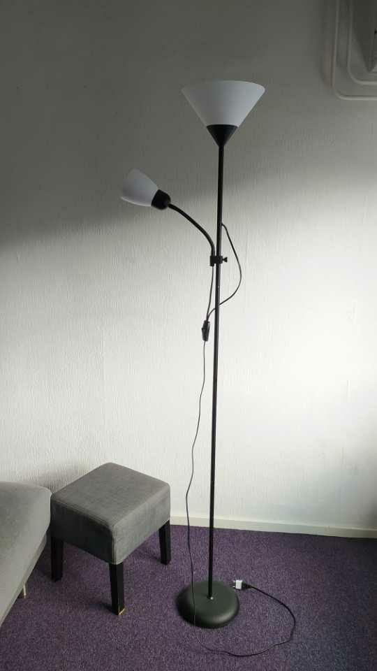 Floor Lamp with Adjustable Reading Light

Description, Huis en Inrichting, Lampen | Vloerlampen, Zo goed als nieuw, Minder dan 100 cm