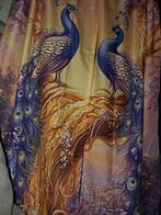 Prachtige pauwen gordijnen, Ophalen of Verzenden, Nieuw, 200 cm of meer
