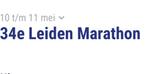 Startnummer Halve Marathon Leiden 2025, Tickets en Kaartjes, Evenementen en Festivals, Eén persoon