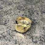 14 karaat gouden ring zegelring nieuw, Ophalen of Verzenden