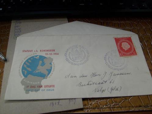 No7865 E20 gelopen Velp open klep Zoekt u jaargangen 1965 tm, Postzegels en Munten, Postzegels | Eerstedagenveloppen, Beschreven