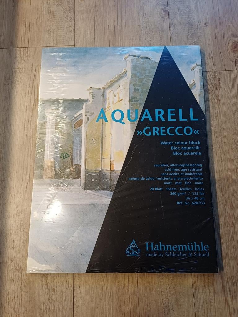 2 Aquarell Grecco Blokken - Nieuw in Verpakking, Hobby en Vrije tijd, Schilderen, Ophalen of Verzenden, Nieuw, Waterverf