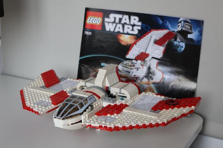 Lego 7931 T-6 Jedi Shuttle, Kinderen en Baby's, Speelgoed | Duplo en Lego, Zo goed als nieuw, Lego, Complete set, Ophalen of Verzenden
