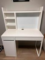 Een witte bureau, Huis en Inrichting, Ophalen, Zo goed als nieuw, Bureau