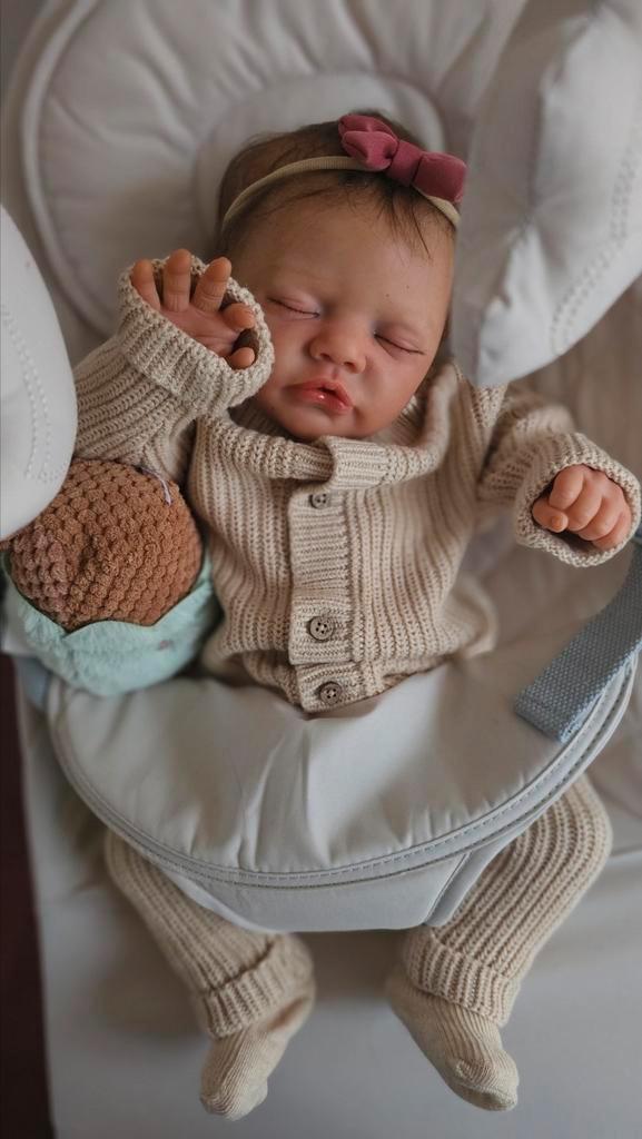 reborn baby Ruby, Verzamelen, Poppen, Nieuw, Babypop, Ophalen of Verzenden