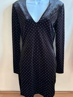 Mango medium black velvet party dress with sequins, Kleding | Dames, Maat 38/40 (M), Mango, Zwart, Ophalen of Verzenden