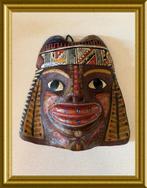 Vintage handgeschilderd masker, Peru, Mexico, Inca, Antiek en Kunst, Ophalen of Verzenden