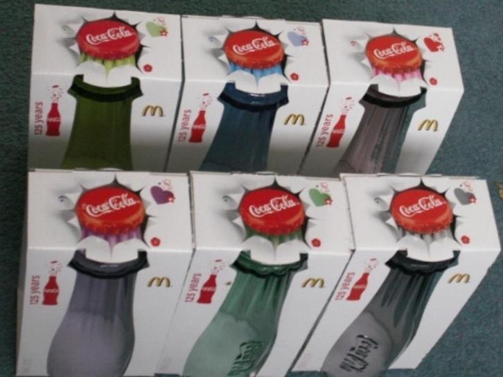 complete set 2011 Coca Cola glazen Mc Donalds Mac McDonalds, Verzamelen, Glas en Borrelglaasjes, Nieuw, Bierglas, Verzenden