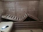 Sauna combi 210 x 200 cm 4 pers heater incl dig besturing, Ophalen of Verzenden, Zo goed als nieuw