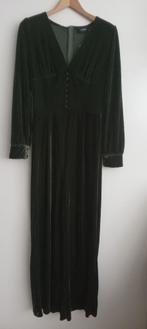Cider groene fluweel tricot jumpsuit, maat M, Kleding | Dames, Verzenden, Nieuw, Stichting Angel's Choice, Groen