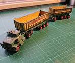 Matchbox King Size K-16 : Dodge Tractor with Twin Tippers, Ophalen of Verzenden, Gebruikt, Bus of Vrachtwagen