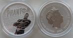 Zilveren 1 oz Marvel Series Phantom 2022., Ophalen of Verzenden, Losse munt, Zilver