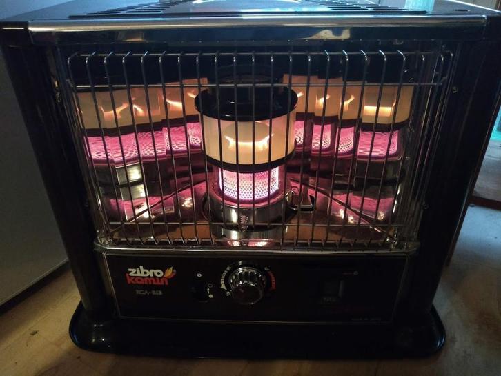 Zibro Kamin petroleum kachel RCA 86B Turbo met nieuwe kous, Huis en Inrichting, Kachels, Zo goed als nieuw, Vrijstaand, Petroleumkachel
