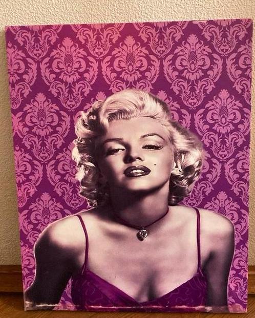 Canvas-print Marilyn Monroe, Huis en Inrichting, Woonaccessoires | Schilderijen, Tekeningen en Foto's, Gebruikt, Ophalen