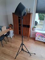 Industriële vloerlamp met statief, Ophalen, Gebruikt, Metaal, 150 tot 200 cm