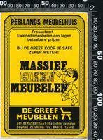 Sticker: Peellands Meubelhuis - Deurne, Verzenden, Zo goed als nieuw, Bedrijf of Vereniging