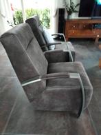 Stoel fauteuil grijs gemêleerd, Huis en Inrichting, Fauteuils, 75 tot 100 cm, Ophalen of Verzenden, Zo goed als nieuw, Stof