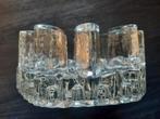 Robuust glazen theelicht, Antiek en Kunst, Antiek | Glas en Kristal, Ophalen of Verzenden