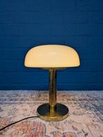 Vintage glazen tafellamp, Deens design, Ophalen, Huis en Inrichting