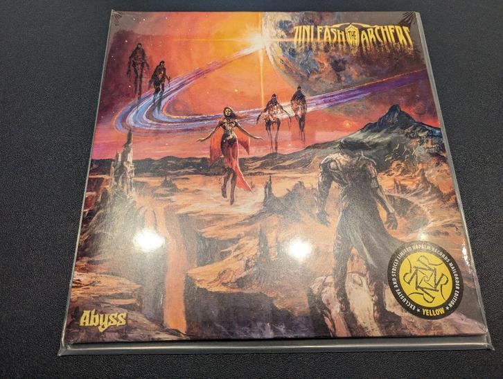 Unleash The Archers Abyss Limited to 100 YELLOW Vinyl LP New, Cd's en Dvd's, Vinyl | Hardrock en Metal, Nieuw in verpakking, Verzenden