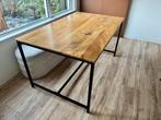MADE mangohout eettafel / mango wood dining table, Ophalen, Gebruikt, 100 tot 150 cm, 50 tot 100 cm
