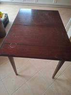 Teak uitschuiftafel, Huis en Inrichting, Tafels | Eettafels, Ophalen, Gebruikt, Vier personen, Rechthoekig