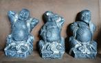 3 Wijze Boeddhabeelden - Horen, zien en zwijgen, Ophalen of Verzenden, Gebruikt