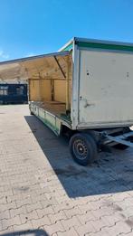 Aanhanger verkoopwagen schamel met kenteken, Ophalen