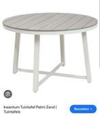 Mooie TUINTAFEL Palmi Zand - NIEUW in Verpakking., Ophalen, Nieuw, Rond, Hout