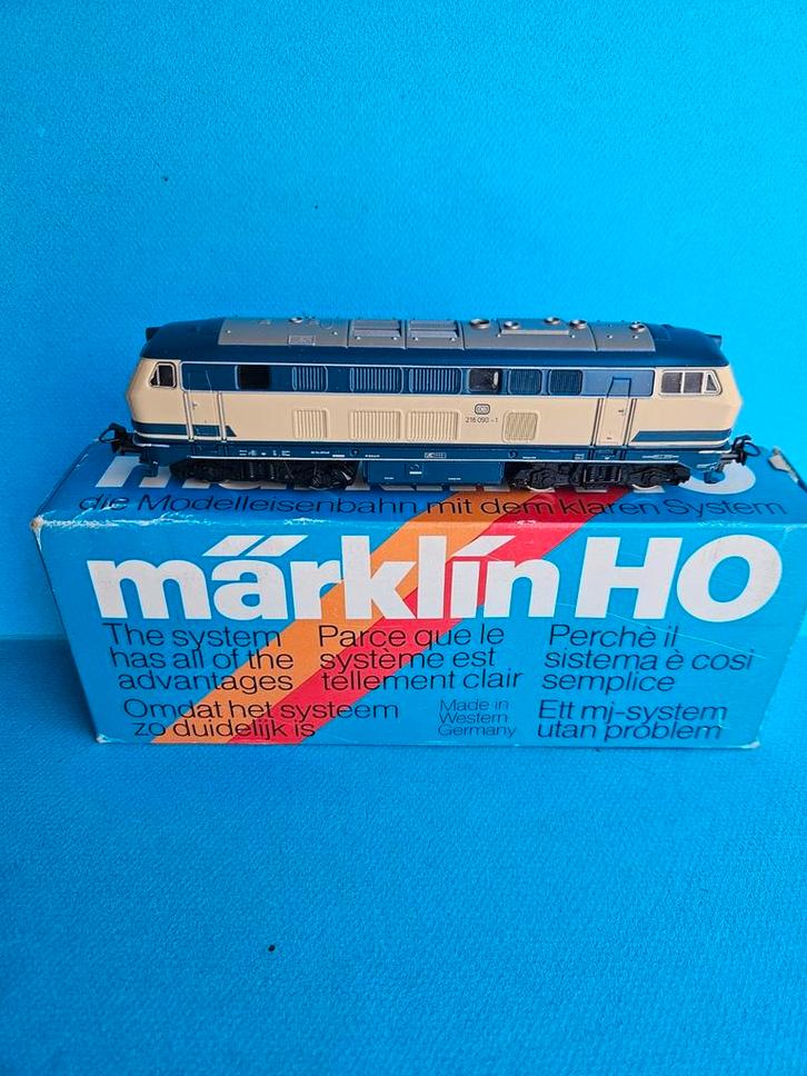 Marklin 3074 DB lock locomotief in doos, Hobby en Vrije tijd, Modeltreinen | H0, Zo goed als nieuw, Locomotief, Wisselstroom, Märklin