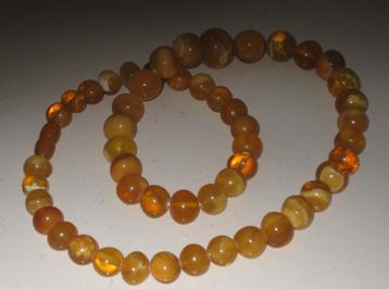 Vintage Ketting Lichtbruin Barnsteen? beschikbaar voor biedingen