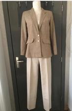 Vintage Linnen-Zijden Broek-Rok Pak, Ophalen of Verzenden, Zo goed als nieuw