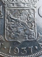 2.5 gulden 1937 / rijksdaalder 1937 - Prachtig!, Postzegels en Munten, Munten | Nederland, Zilver, Ophalen of Verzenden, Koningin Wilhelmina