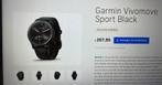 Garmin vivomove sport zwart, Sieraden, Tassen en Uiterlijk, Smartwatches, Ophalen of Verzenden