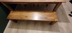 Houten eettafel met Bankje, Huis en Inrichting, Tafels | Eettafels, Ophalen, Vijf personen of meer, Rechthoekig, 50 tot 100 cm