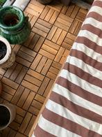 Ikea runnen tegels acacia / 54 x / ophalen eind september, Ophalen, Gebruikt, Hout
