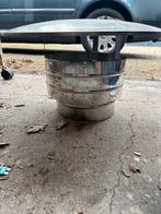 Trekkap schoorsteen rookgas schoorsteen, Doe-het-zelf en Verbouw, Ophalen, Afvoer, Zo goed als nieuw, Rvs