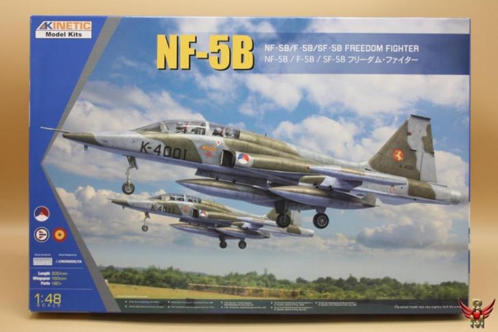 ROWASP | Kinetic 1/48 NF 5B/ F 5B/ SF 5B Freedom Fighter, Hobby en Vrije tijd, Modelbouw | Vliegtuigen en Helikopters, Nieuw, Vliegtuig