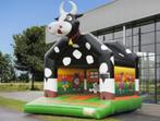 Springkussen Koe met dakje te huur, huren, Verzenden, Zo goed als nieuw, Verjaardag