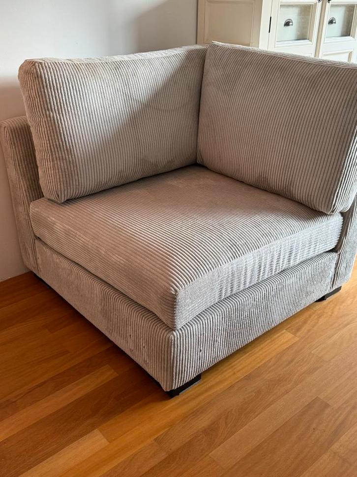 Nieuw hoekdeel ribstof van bank van Zitmaxx, Huis en Inrichting, Banken | Complete zithoeken, Nieuw, Stof, Ophalen