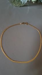 Prachtige vintage schakelketting gold plated, Verzenden, Zo goed als nieuw, Goud, Overige materialen