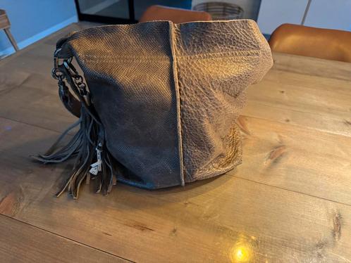 XWORKS hanstas evt met portemonnee VOLLEDIG LEER, Sieraden, Tassen en Uiterlijk, Tassen | Damestassen, Gebruikt, Handtas, Groen