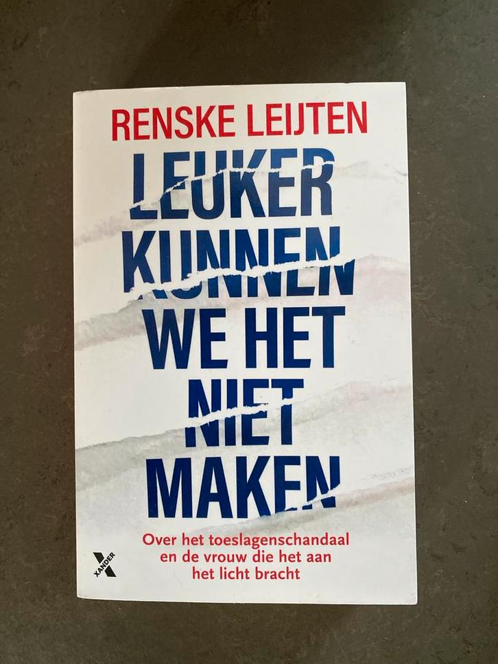 Leuker kunnen we het niet maken - Renske Leijten, Boeken, Politiek en Maatschappij, Zo goed als nieuw, Politiek en Staatkunde
