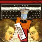 Mozart: Flute Concertos Frans Brüggen, Cd's en Dvd's, Ophalen of Verzenden, Classicisme, Gebruikt, Orkest of Ballet