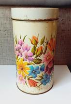 Vintage Beschuitbus Ark Bloemendecor, Verzamelen, Blikken, Ophalen of Verzenden, Gebruikt, Overige