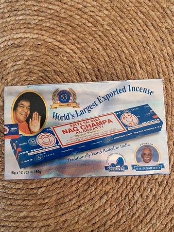 Nag Champa Wierook - 12 pakjes beschikbaar voor biedingen