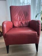 Kleine fauteuil, Huis en Inrichting, Fauteuils, Ophalen, Gebruikt, Leer, 50 tot 75 cm
