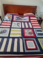 Pottery Barn quilt for boys., Gebruikt, Eenpersoons, Blauw, Ophalen of Verzenden
